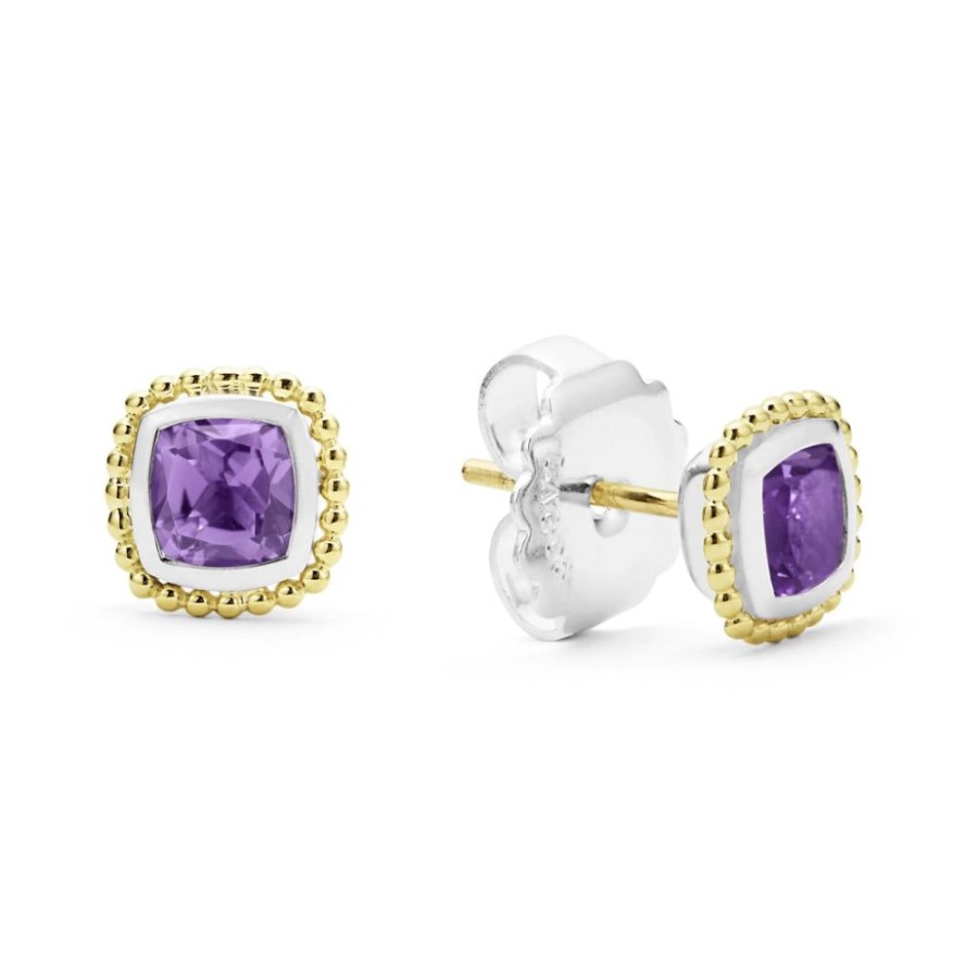 Jewelry Lagos | Lagos Caviar Color Gemstone Caviar Stud Earrings