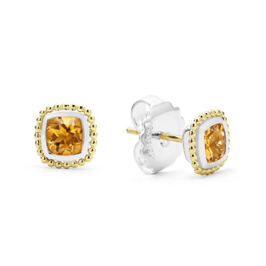 Jewelry Lagos | Lagos Caviar Color Gemstone Caviar Stud Earrings