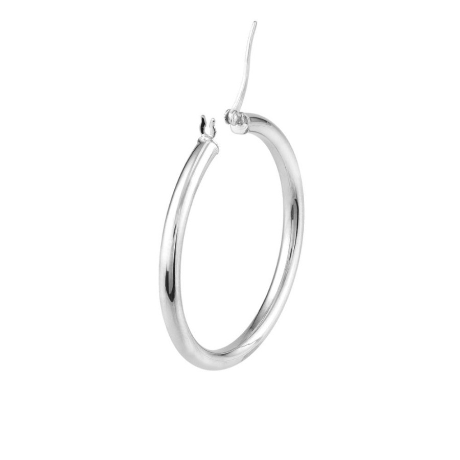 Jewelry Smyth Jewelers | Sterling Silver Polished Hoops