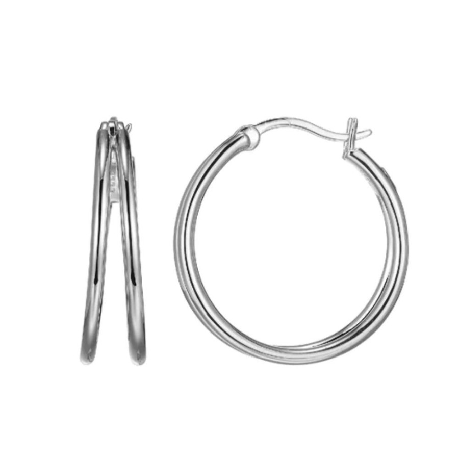 Jewelry Elle Jewelry | Elle "Simpatico" Split Hoop Earring