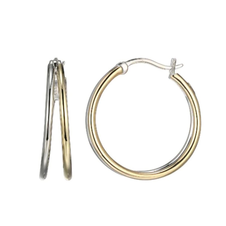 Jewelry Elle Jewelry | Elle "Simpatico" Split Hoop Earring