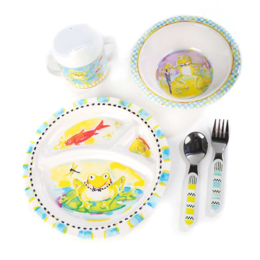 Gifts MacKenzie-Childs | Mackenzie-Childs Toddler'S Dinnerware Set - Frog