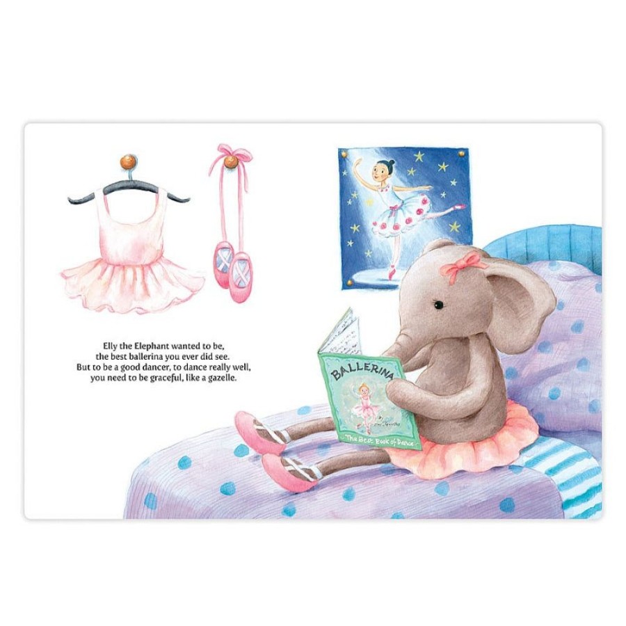 Gifts Jellycat | Jellycat Elly Ballerina Book