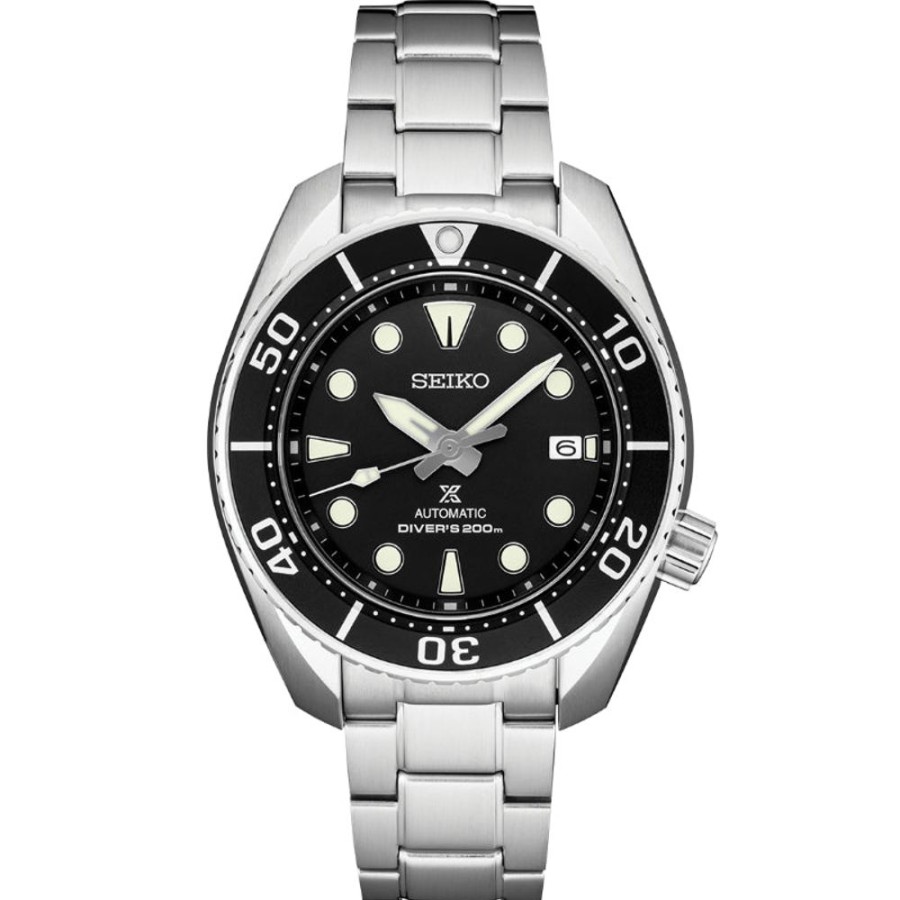 Gifts Seiko | Seiko Prospex Diver 3Rd Generation "Sumo" Black Dial Automatic Spb101