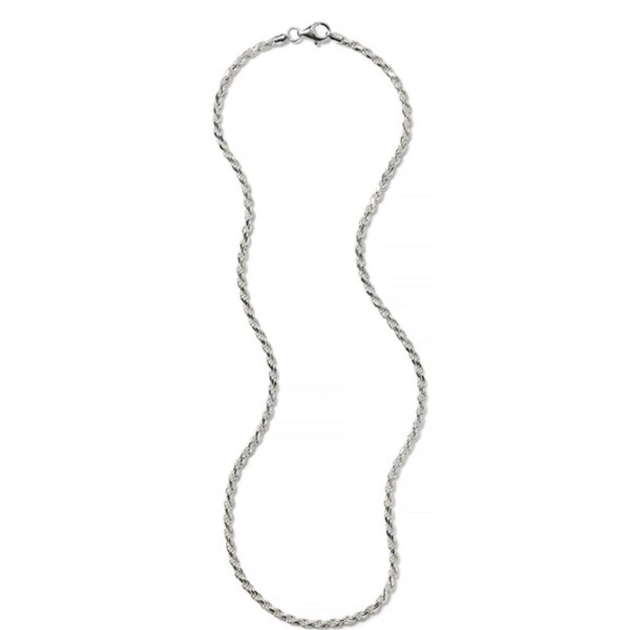 Jewelry Smyth Jewelers | Sterling Silver 2.7Mm Diamond-Cut Rope Chain