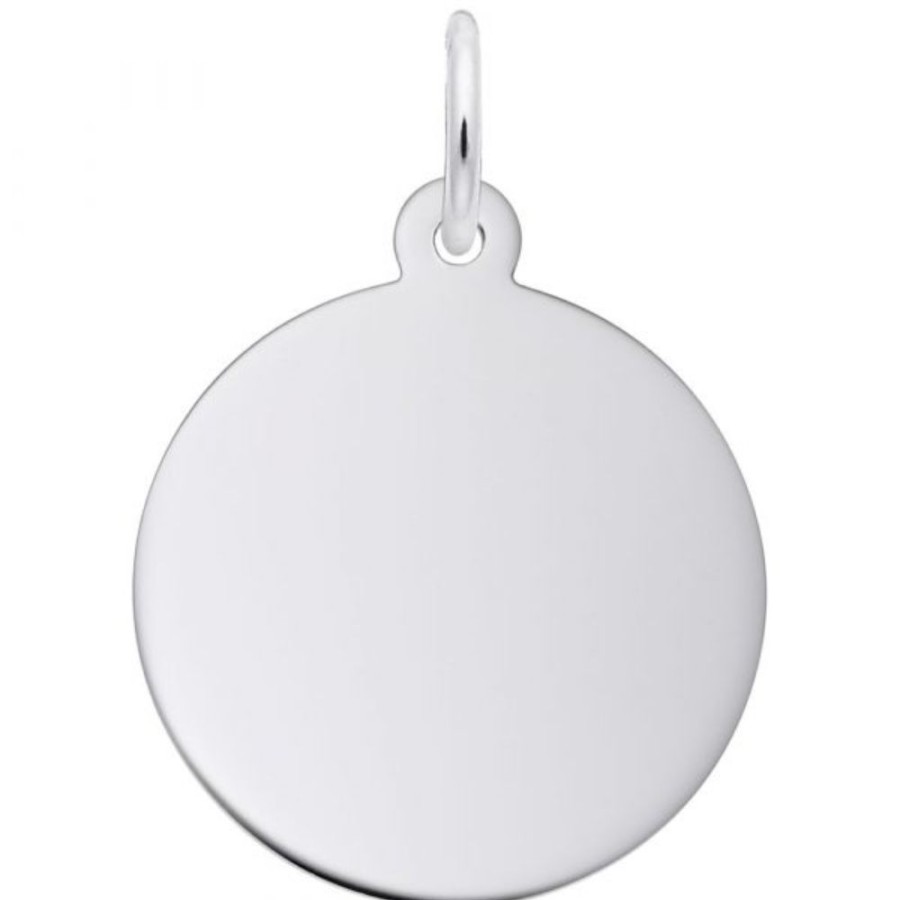 Jewelry Rembrandt | Sterling Silver Disc Charm 50 Series