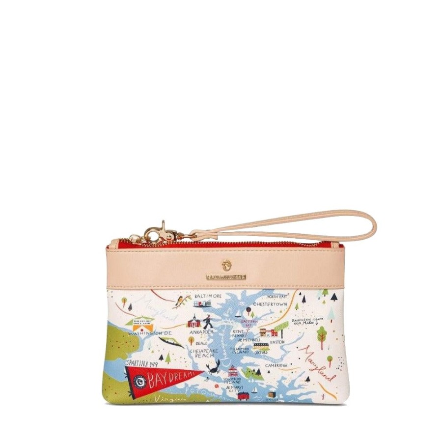 Gifts Spartina | Spartina Bay Dreams Scout Wristlet