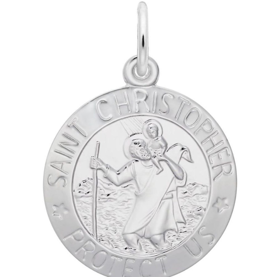 Jewelry Rembrandt | Ss St.Christopher Disc Charm