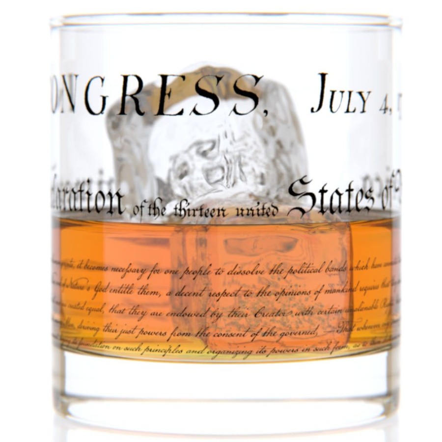 Gifts Well Told | Well Told Declaration Of Independence Rocks Whiskey Glass