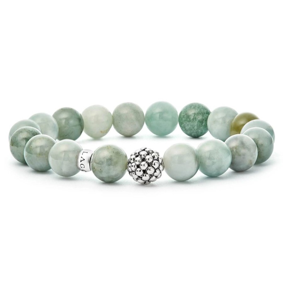 Jewelry Lagos | Lagos Maya Gemstone Silver Station Bead Bracelet