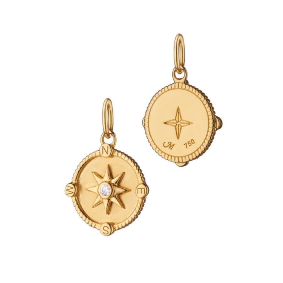 Jewelry Monica Rich Kosann | Monica Rich Kosann Mini "Adventure" Compass Charm