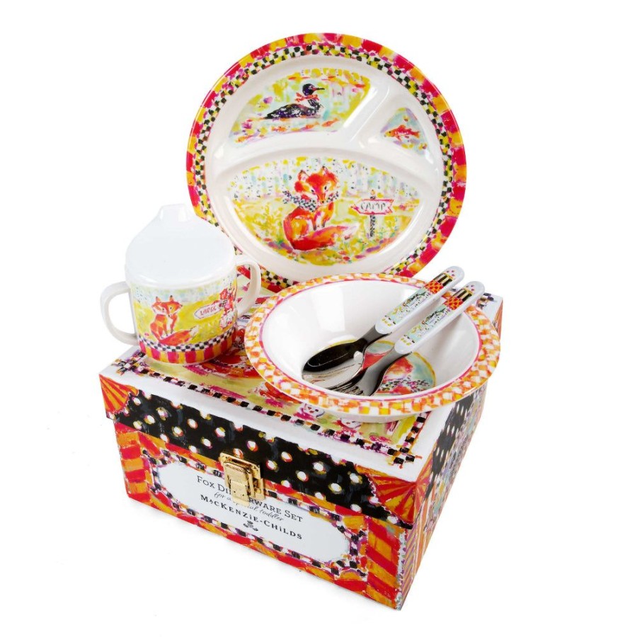 Gifts MacKenzie-Childs | Mackenzie-Childs Toddler'S Dinnerware Set - Fox