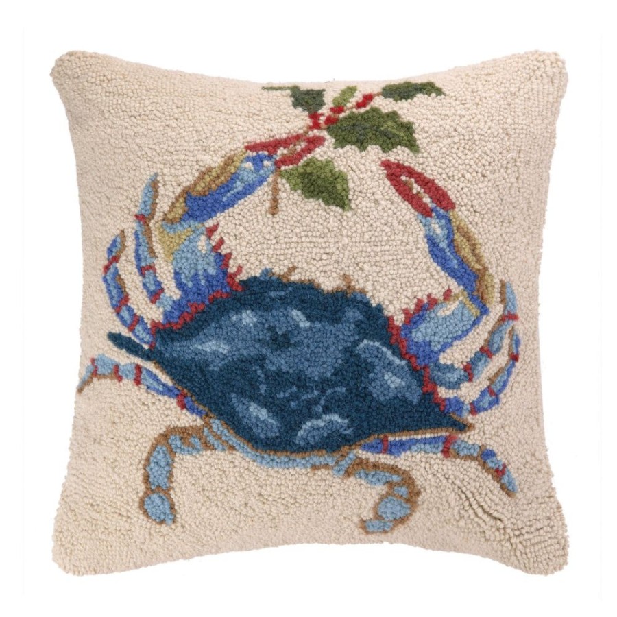 Gifts Peking Handicraft | Christmas Blue Crab Hook Pillow