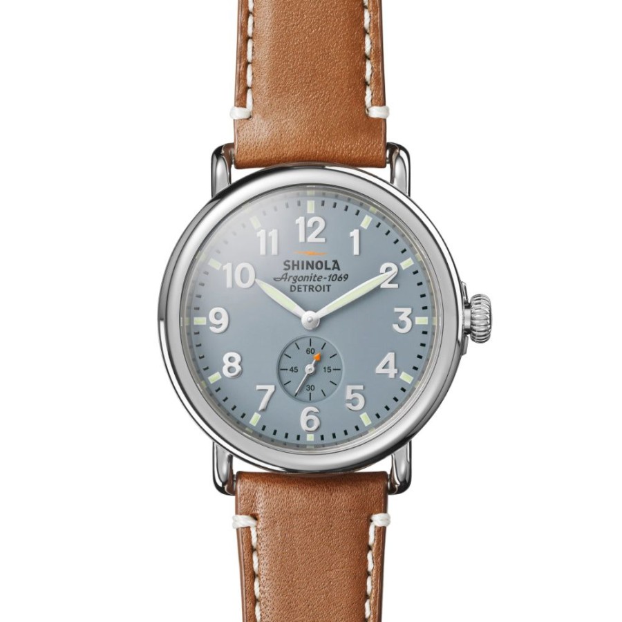 Timepieces Shinola | Shinola Gents 41Mm Runwell-Slate Gray