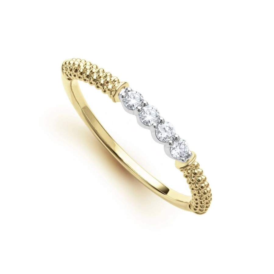 Jewelry Lagos | Lagos Superfine Diamond Stacking Ring