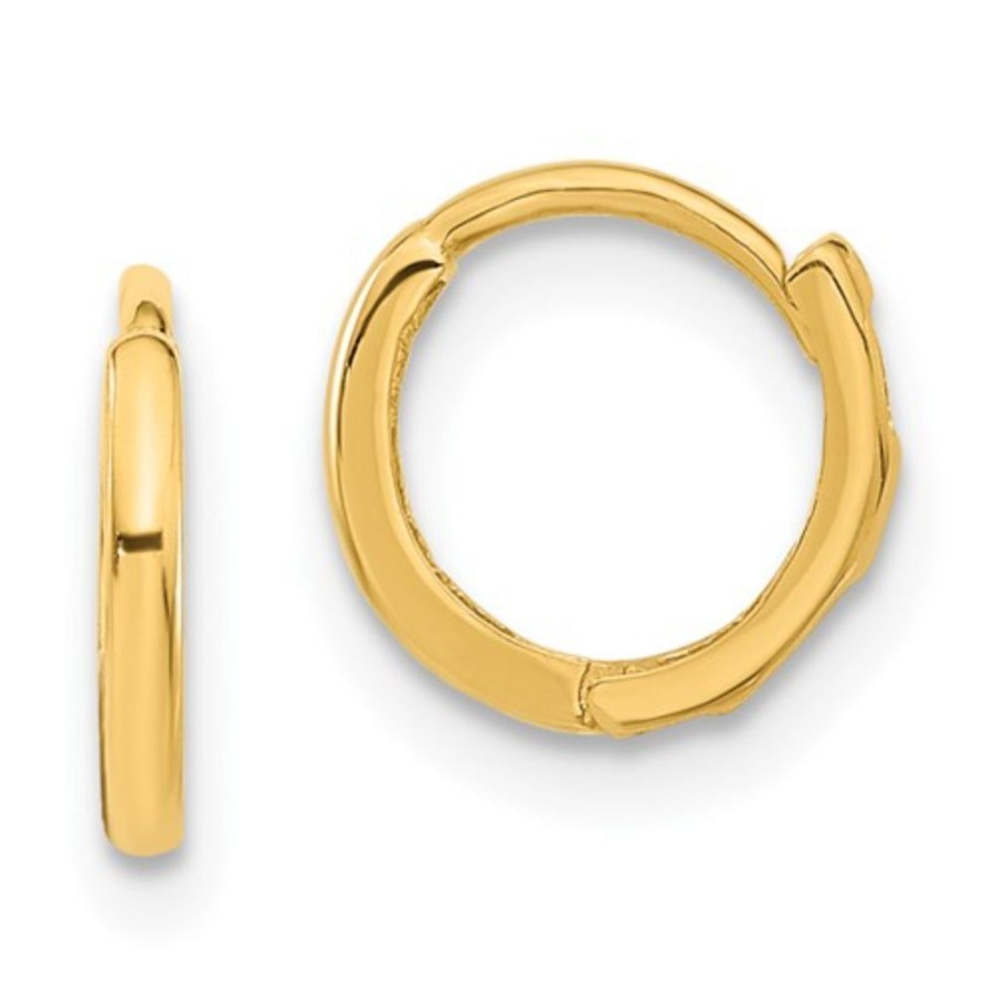 Jewelry Smyth Jewelers | Children'S 14K Hoop Earrings 10Mm