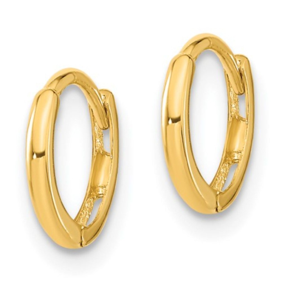 Jewelry Smyth Jewelers | Children'S 14K Hoop Earrings 10Mm