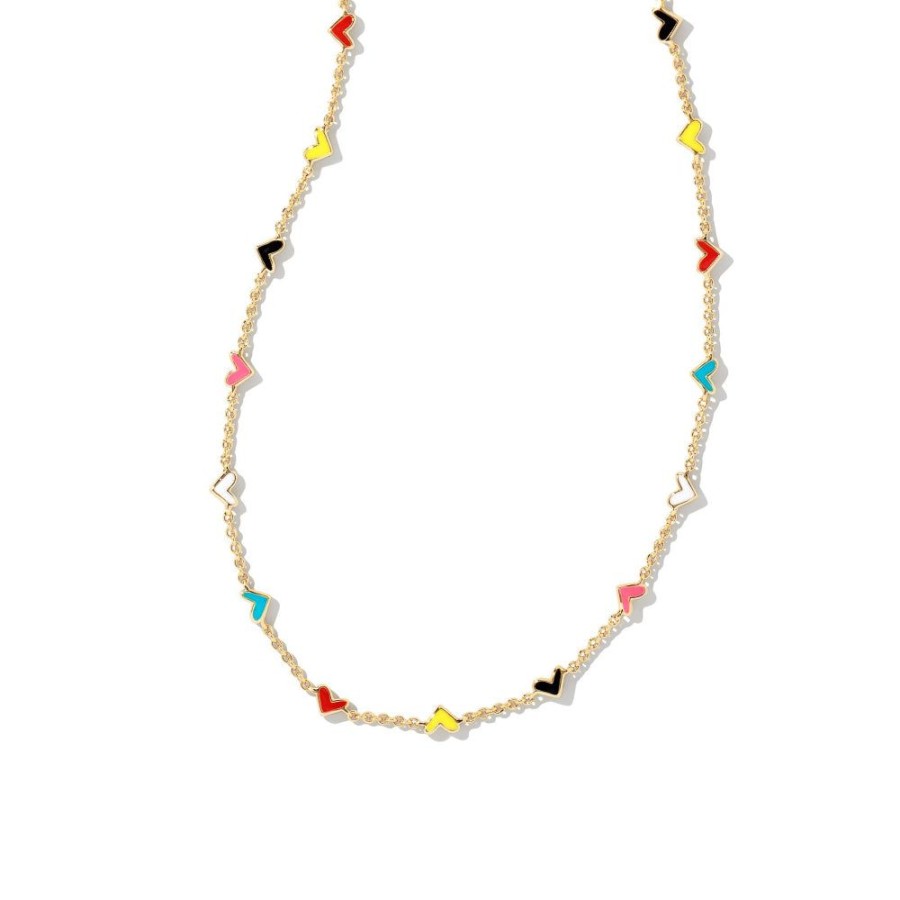 Jewelry Kendra Scott | Kendra Scott Haven Strand Necklace Gold Multi Mix