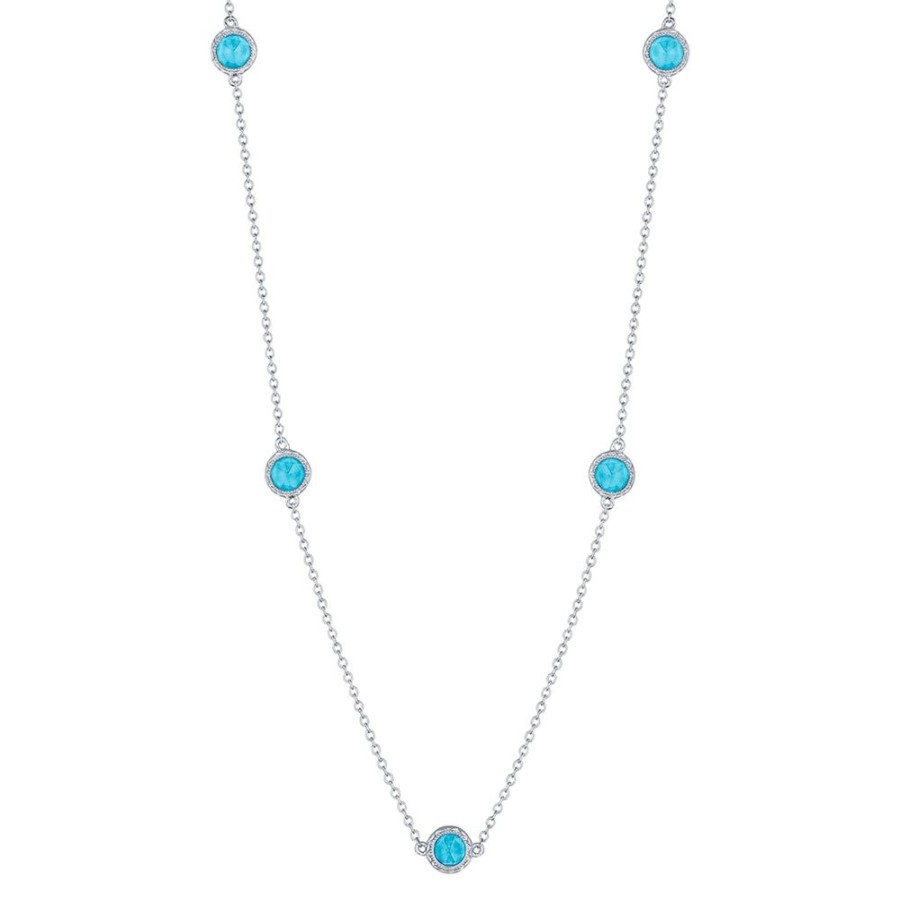 Jewelry Tacori | Tacori 5-Station Necklace In Neo-Turquoise