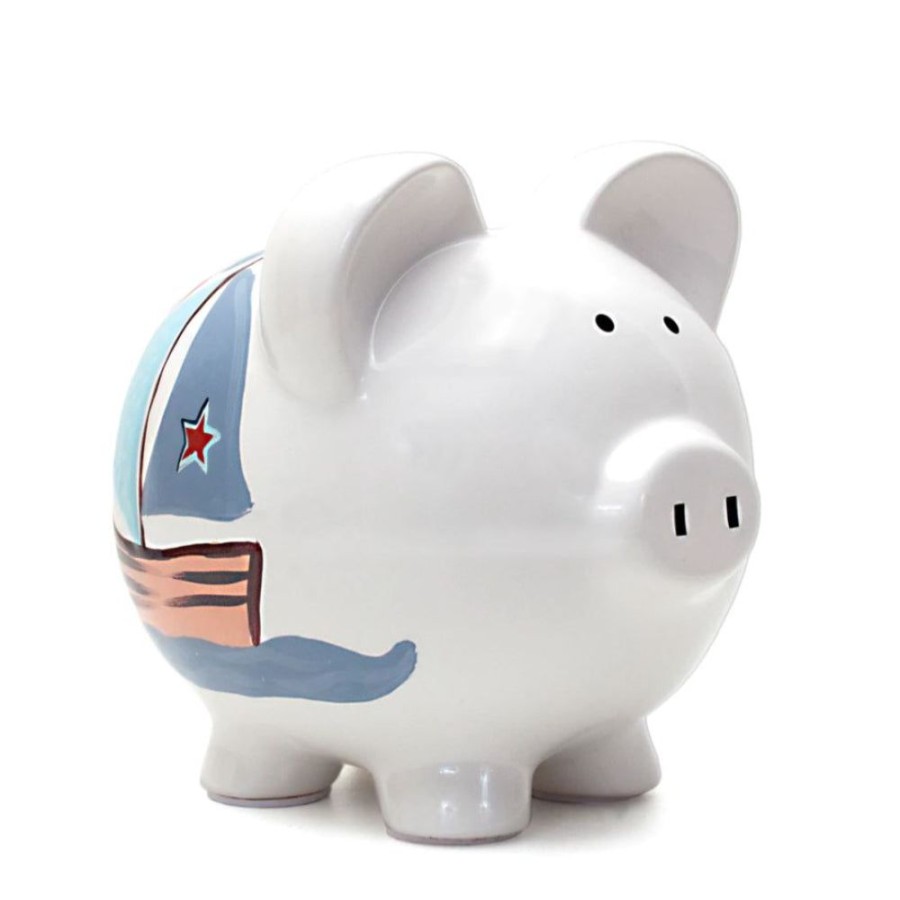 Gifts Smyth Jewelers | Large Nautical Piggy Bank