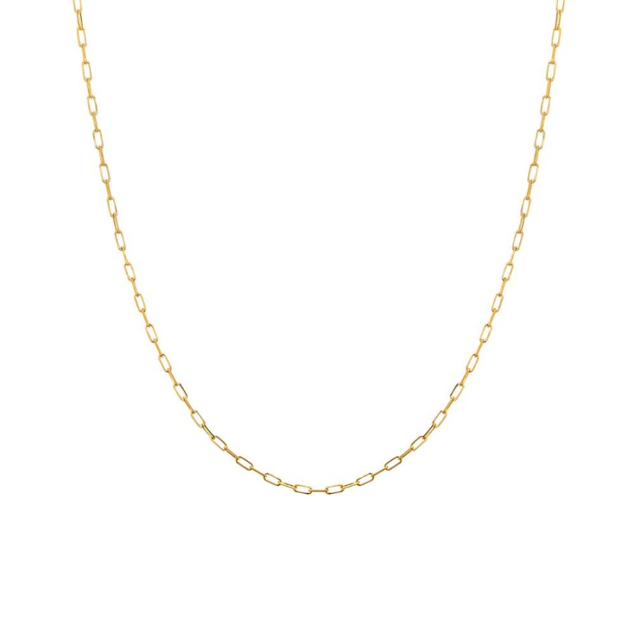 Jewelry Smyth Jewelers | 14K Yellow Gold Paperclip Chain Necklace