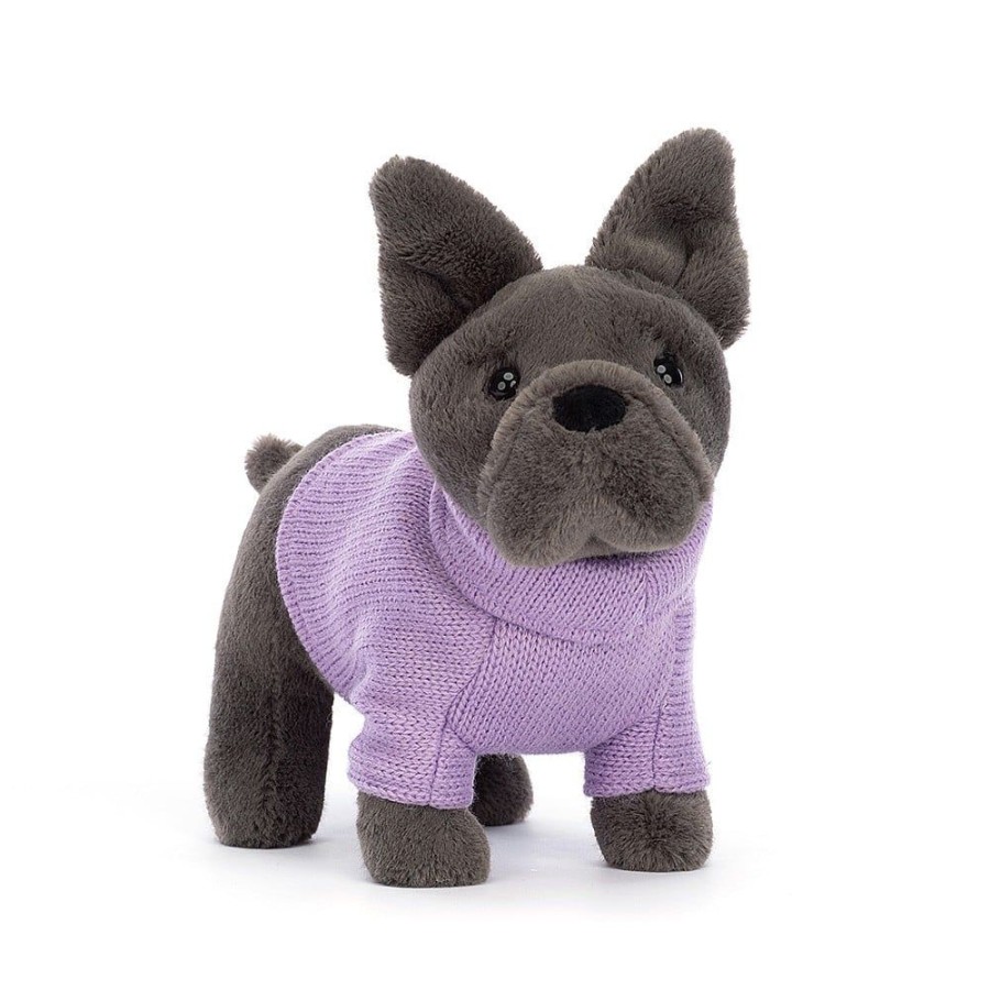 Gifts Jellycat | Jellycat Sweater French Bulldog Purple