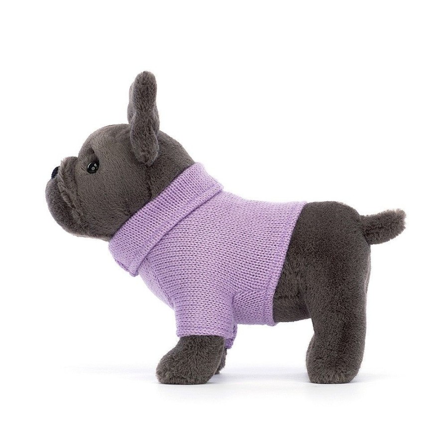 Gifts Jellycat | Jellycat Sweater French Bulldog Purple