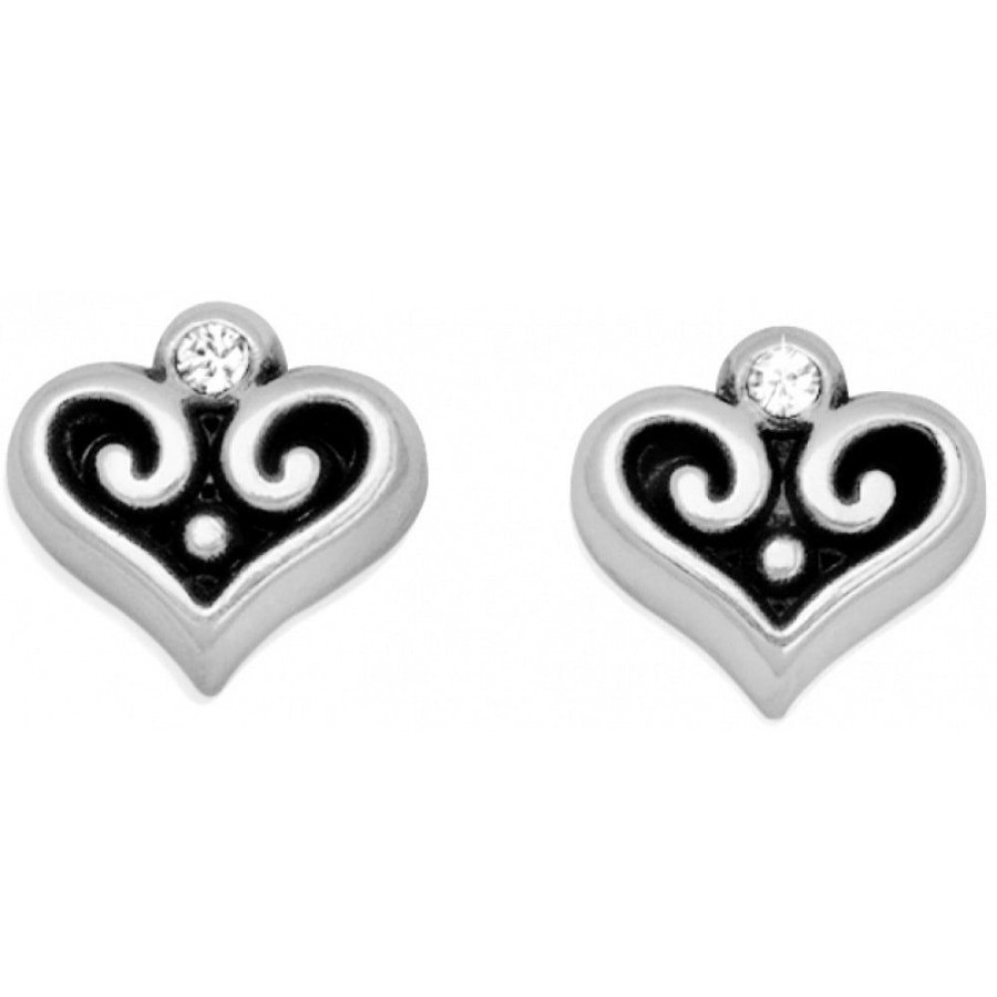 Jewelry Brighton | Brighton Alcazar Heart Mini Post Earrings