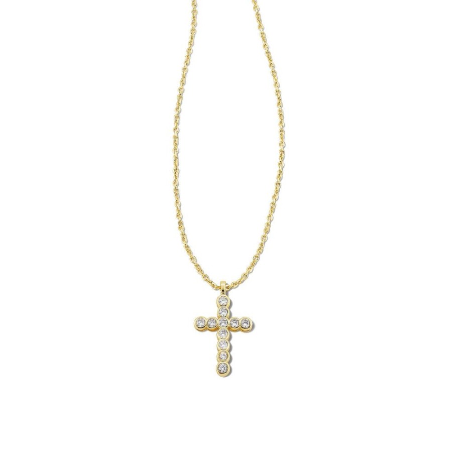 Jewelry Kendra Scott | Kendra Scott Cross Crystal Pendent Necklace