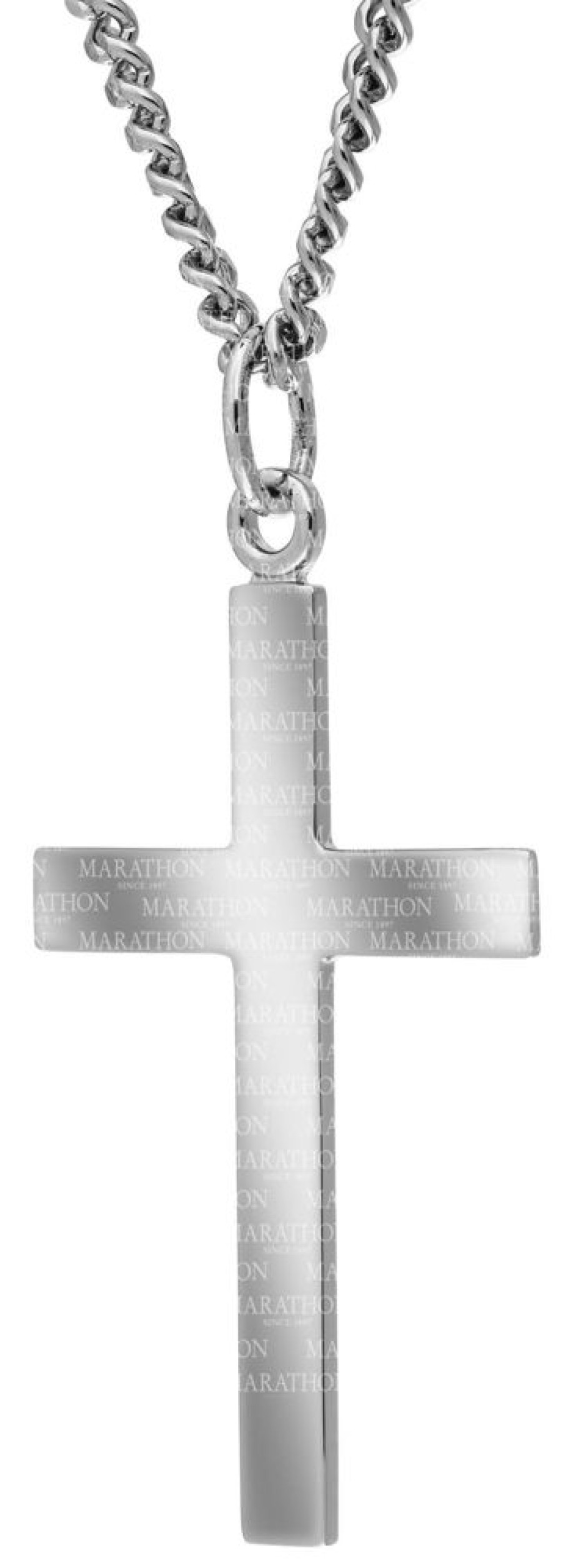 Jewelry Smyth Jewelers | Sterling Silver Cross With "Our Father" Prayer