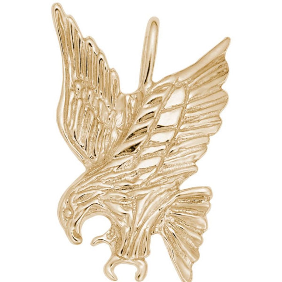 Jewelry Rembrandt | 14K Yellow Gold Eagle Charm