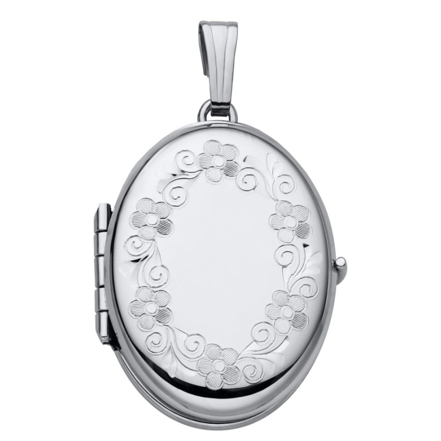 Jewelry Smyth Jewelers | Sterling Silver 4 Picture Locket Necklace 18"