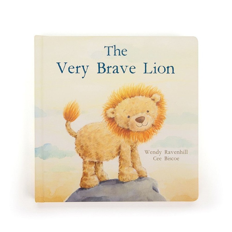 Gifts Jellycat | Jellycat The Very Brave Lion Book