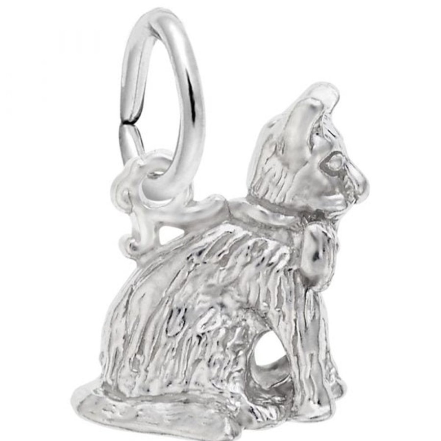 Jewelry Rembrandt | Sterling Silver Sitting Cat Charm