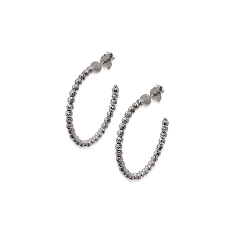 Jewelry Desmos | Desmos Diamond-Cut Hoop Earrings