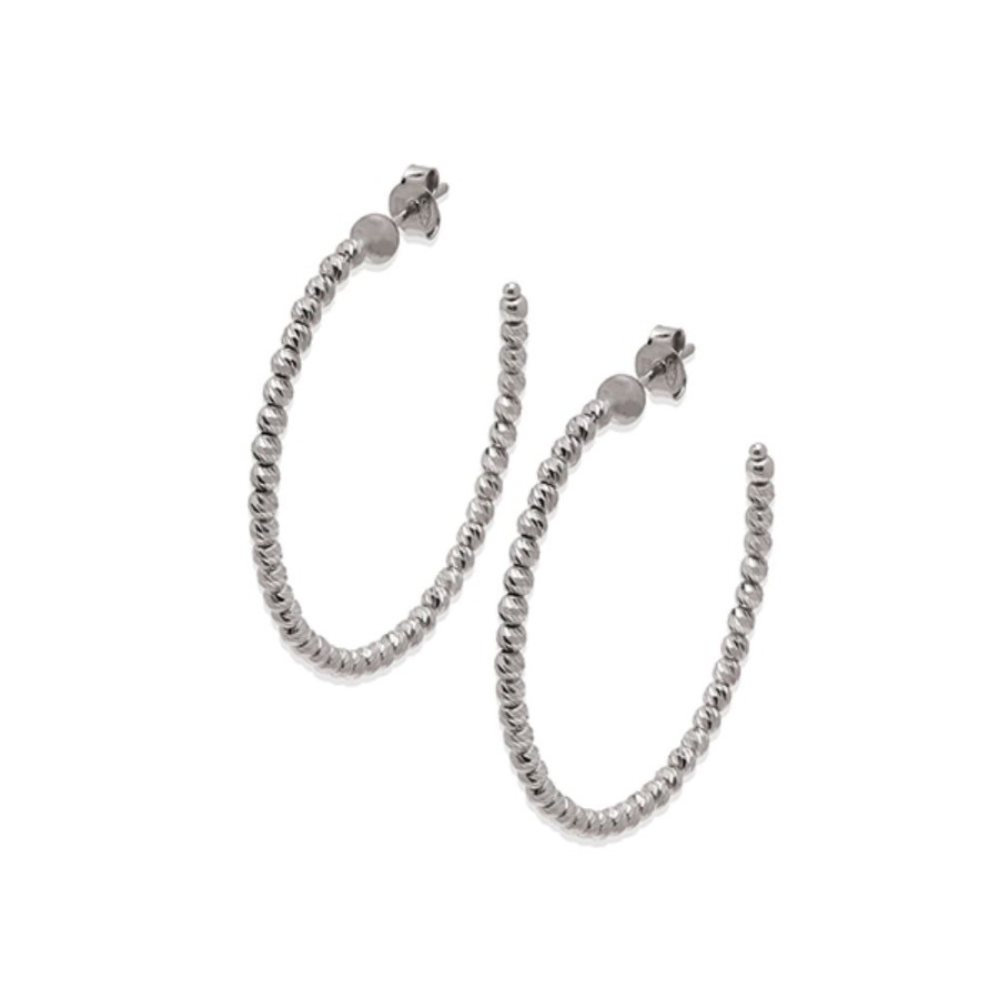 Jewelry Desmos | Desmos Diamond-Cut Hoop Earrings