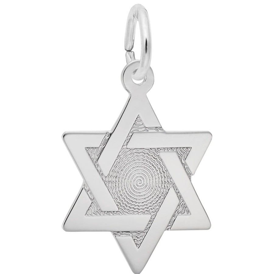 Jewelry Rembrandt | Sterling Silver Star Of David Charm