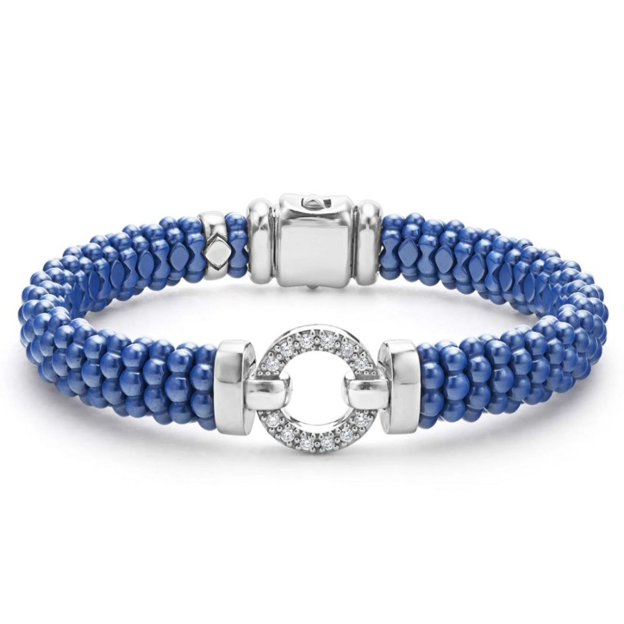 Jewelry Lagos | Lagos Ceramic Diamond Circle Bracelet