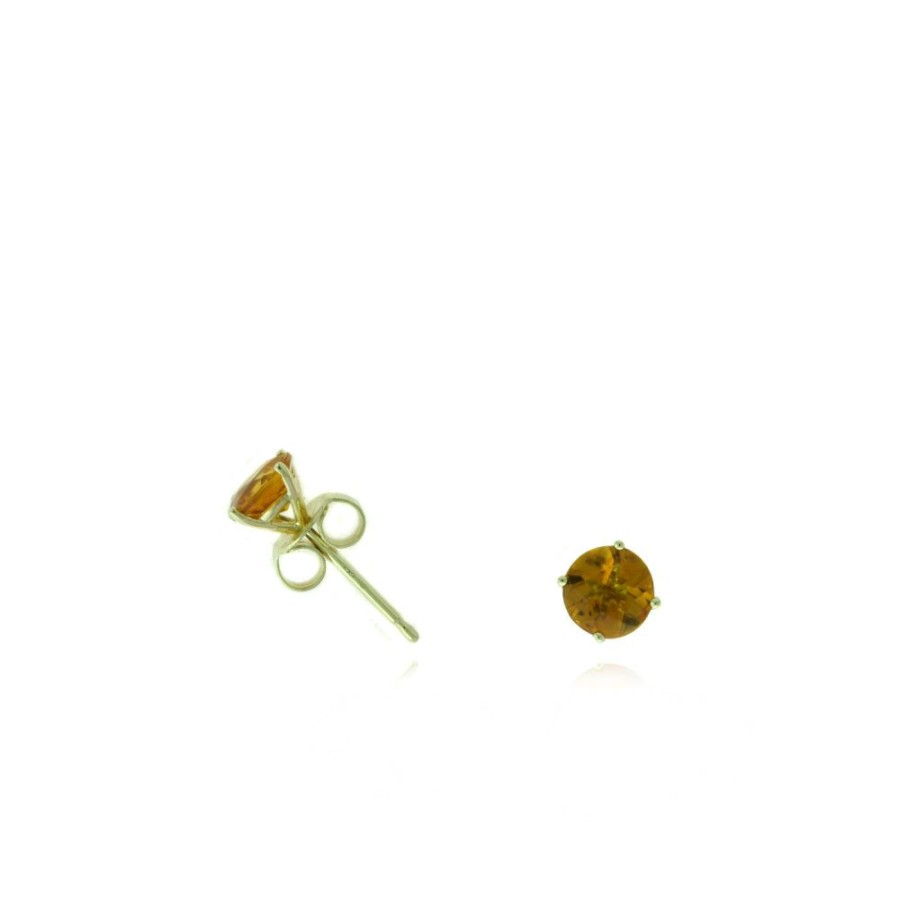 Jewelry Smyth Jewelers | 14K Yellow Gold 5Mm Gemstone Stud Earrings