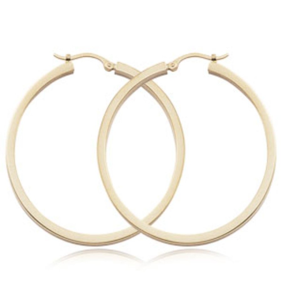 Jewelry Smyth Jewelers | 14K Gold Square Tube Hoops