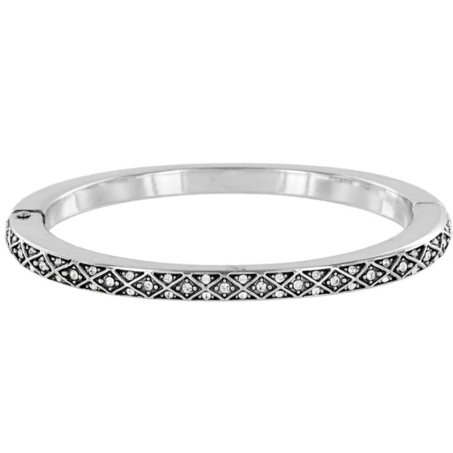 Jewelry Brighton | Brighton Crystal Hinged Bangle