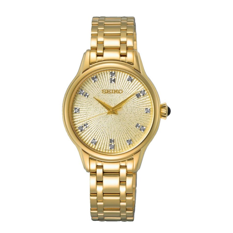 Timepieces Seiko | Seiko Ladies Diamonds Quartz