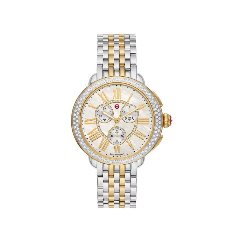 Timepieces Michele | Michele Serein Stainless Steel Diamond Watch