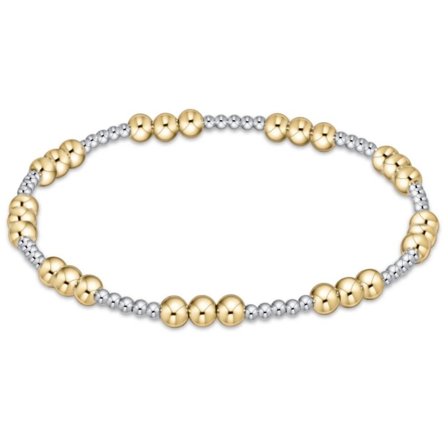 Jewelry enewton | Enewton Classic Joy Pattern Bead Bracelet - Mixed Metal