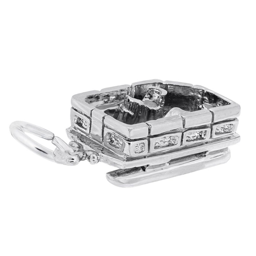 Jewelry Rembrandt | Sterling Silver Pontoon Boat Charm