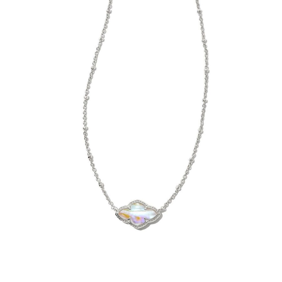 Jewelry Kendra Scott | Kendra Scott Abbie Pendant Necklace In Iridescent Abalone