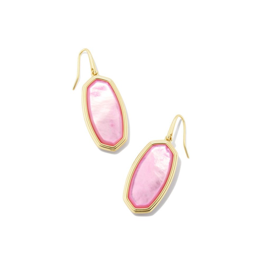 Jewelry Kendra Scott | Kendra Scott Framed Elle Gold Drop Earrings