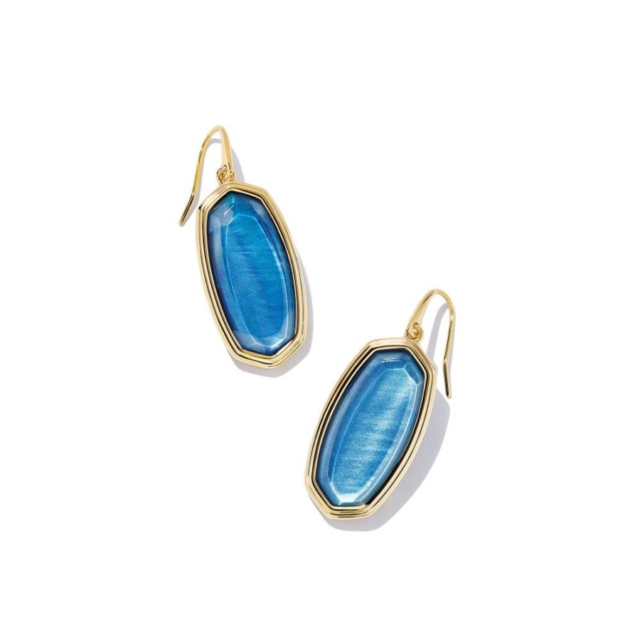 Jewelry Kendra Scott | Kendra Scott Framed Elle Gold Drop Earrings