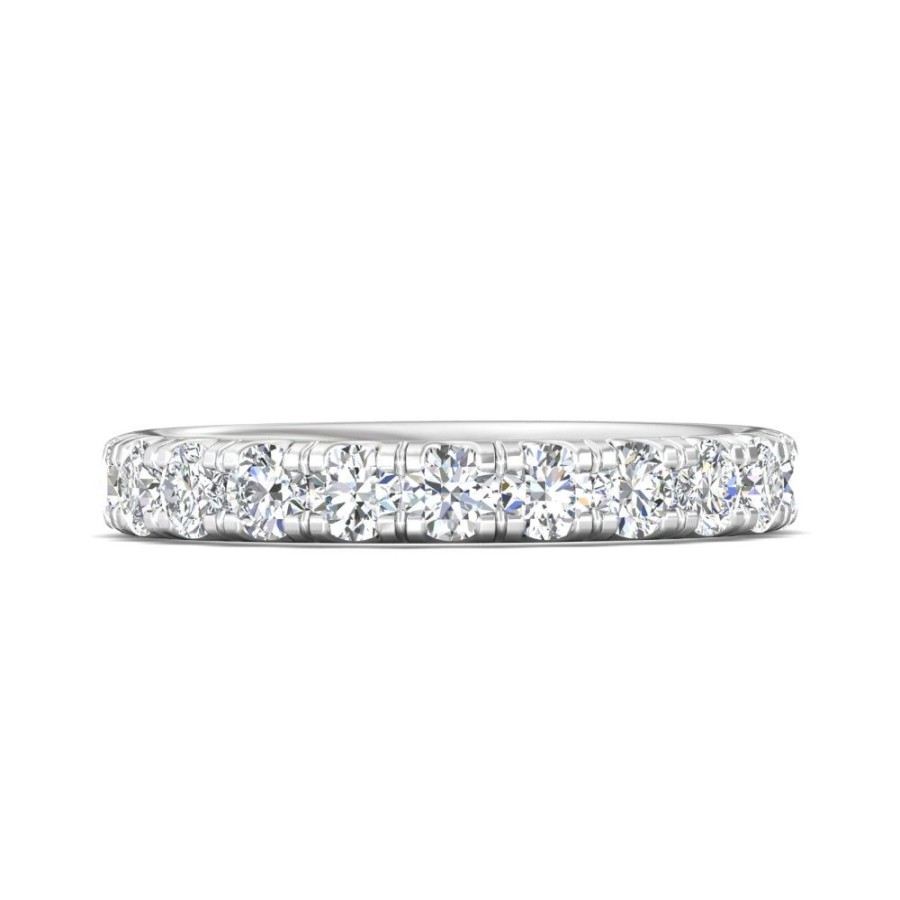 Jewelry Martin Flyer | Martin Flyer 14K Signature Cutdown Micropave Wedding Band