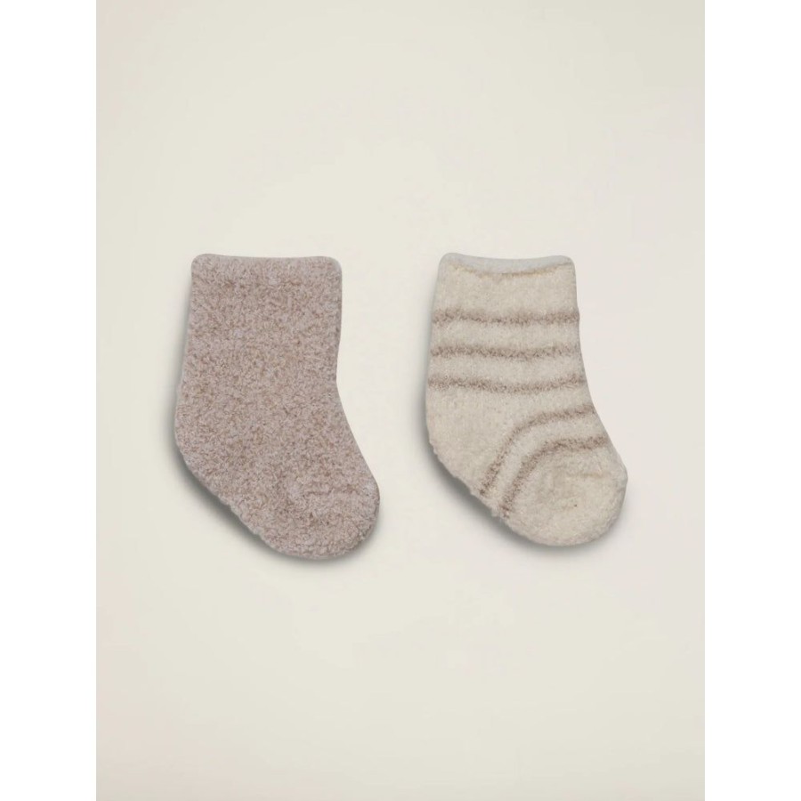 Gifts Barefoot Dreams | Barefoot Dreams Cozychic® 2 Pair Infant Sock Set